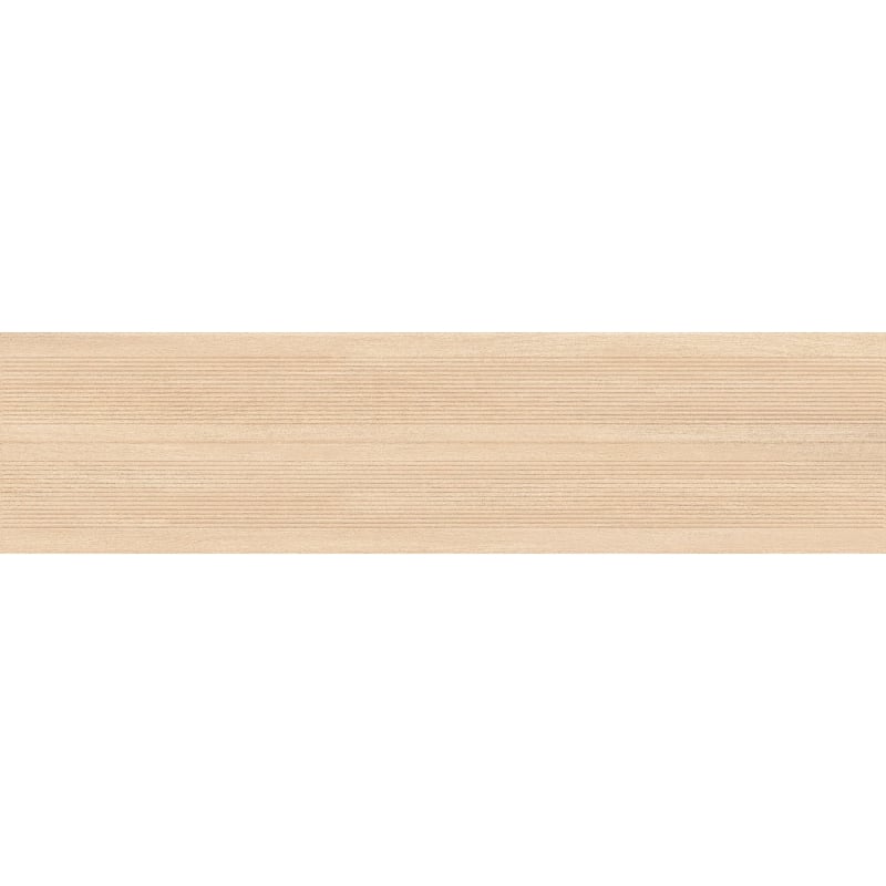 Mexen Prestige Wood Cream glazed rectified porcelain stoneware sample. G1, wood-like wall tile, matte - TL706-52-S