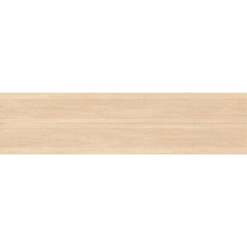 Mexen Prestige Wood Cream glazed rectified porcelain stoneware sample. G1, wood-like wall tile, matte - TL706-52-S