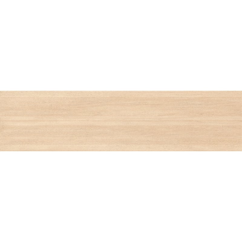 Mexen Prestige Wood Cream glazed rectified porcelain stoneware sample. G1, wood-like wall tile, matte - TL706-52-S
