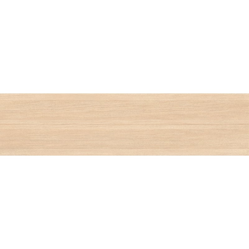 Mexen Prestige Wood Cream glazed rectified porcelain stoneware sample. G1, wood-like wall tile, matte - TL706-52-S