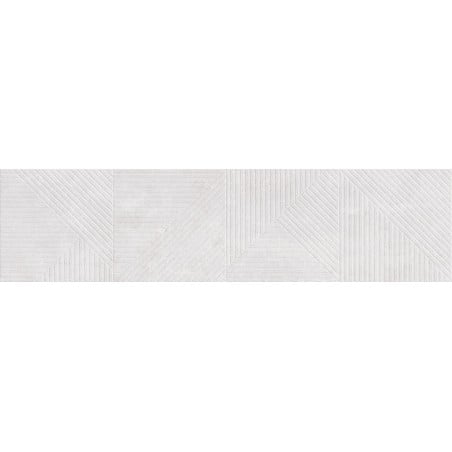 Mexen Magnifica Avenue Bianco glazed rectified gres sample, wall tile, matte - TL707-53-S