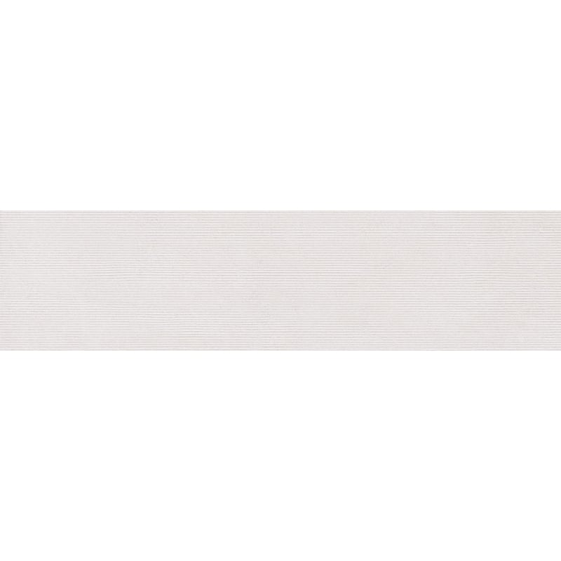 Mexen Oryol Liner White glazed rectified porcelain stoneware sample, wall tile, carving - TL708-50-S