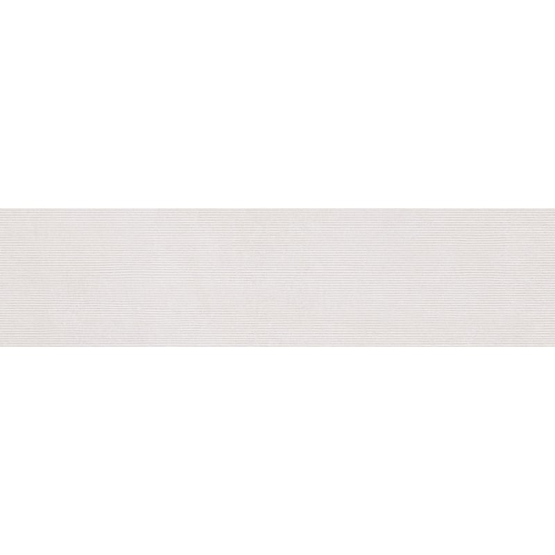 Mexen Oryol Liner White glazed rectified porcelain stoneware sample, wall tile, carving - TL708-50-S
