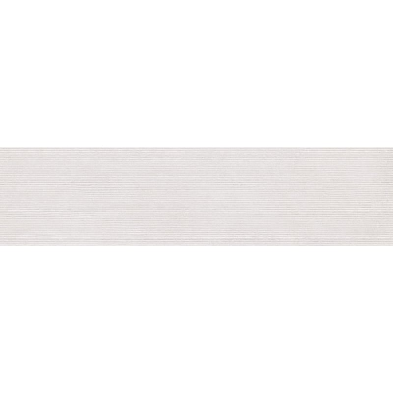 Mexen Oryol Liner White glazed rectified porcelain stoneware sample, wall tile, carving - TL708-50-S