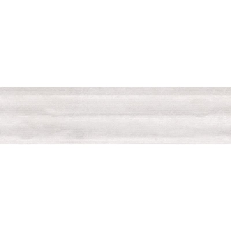 Mexen Oryol Liner White glazed rectified porcelain stoneware sample, wall tile, carving - TL708-50-S