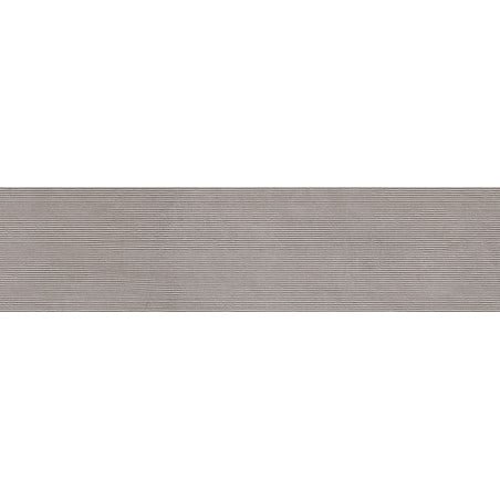 Mexen Oryol Liner Grey glazed rectified porcelain tile sample G1, wall tile, carving - TL708-52-S