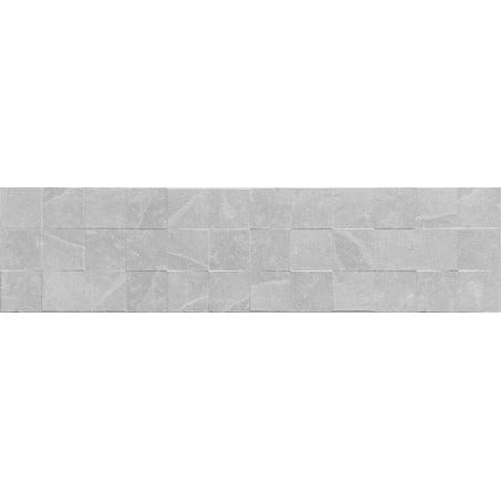 Mexen Icon Lyon Silver glazed stoneware sample rect. G1, wall tile, matte - TL712-55-S