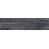 Mexen Riga Black sample of rectified glazed stoneware tile G1, wood-like floor-wall tile, matte - TL713-00-S