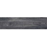Mexen Riga Black sample of rectified glazed stoneware tile G1, wood-like floor-wall tile, matte - TL713-00-S
