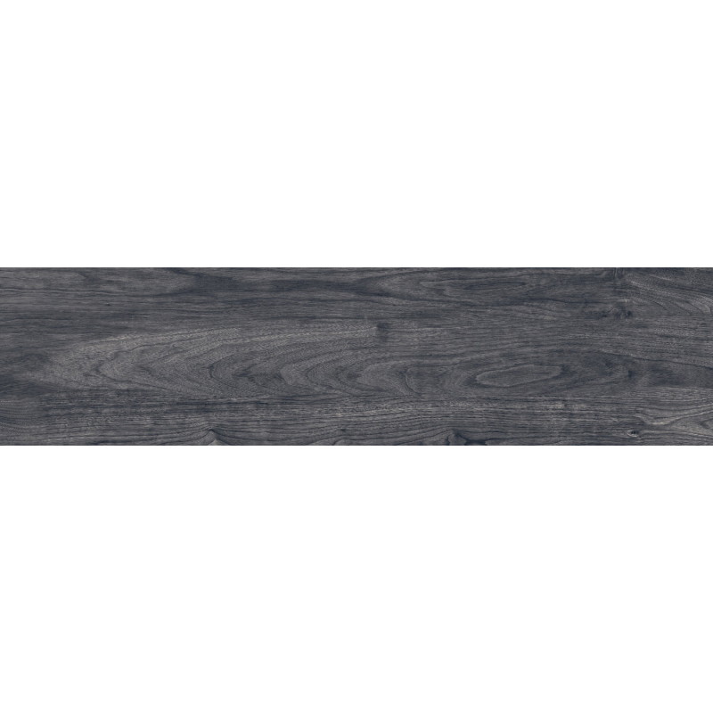 Mexen Riga Black sample of rectified glazed stoneware tile G1, wood-like floor-wall tile, matte - TL713-00-S