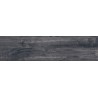 Mexen Riga Black sample of rectified glazed stoneware tile G1, wood-like floor-wall tile, matte - TL713-00-S