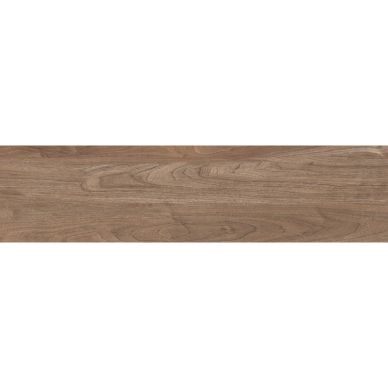 Mexen Riga Brown glazed rectified porcelain stoneware sample, wood-like floor-wall tile, matte - TL713-01-S