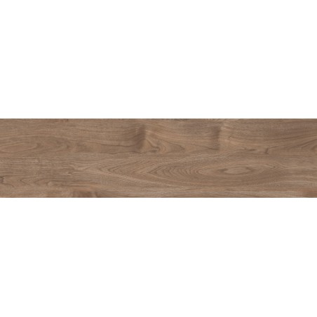 Mexen Riga Brown glazed rectified porcelain stoneware sample, wood-like floor-wall tile, matte - TL713-01-S