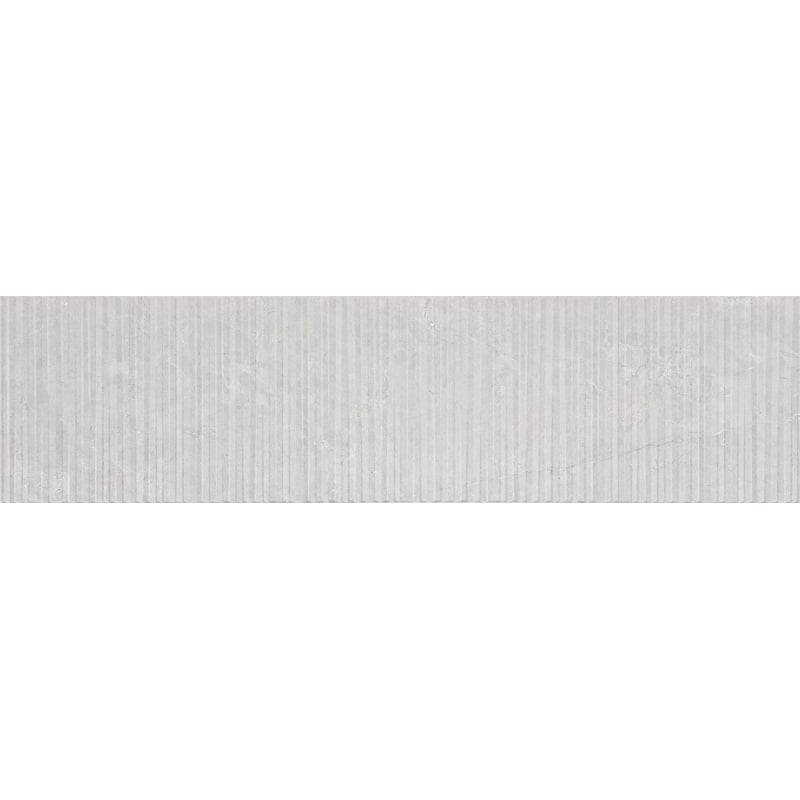 Mexen Flamingo Mayolica Gray glazed rectified gres sample, wall tile, carving - TL715-52-S