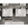 Mexen Orio bathroom cabinet for washbasin 60 cm with countertop, 1 drawer, white gloss - 91A10-06047-1-BFC00