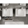 Mexen Orio Bathroom Cabinet for Sink 60 cm with Countertop, 1 Drawer, Matte White - 91A10-06047-1-BFC01