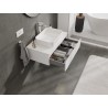 Mexen Orio bathroom cabinet under-sink 80 cm with countertop, 1 drawer, white matte - 91A10-08023-1-BFC01