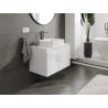 Mexen Orio bathroom cabinet under washbasin 80 cm with countertop, 1 drawer, white gloss - 91A10-08047-1-BFC00