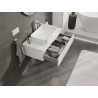 Mexen Orio 90 cm Under-Sink Bathroom Cabinet with Countertop, 1 Drawer, Matte White - 91A10-09023-1-BFC01