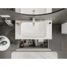 Mexen Orio bathroom cabinet under-sink unit 90 cm with countertop, 1 drawer, matte white - 91A10-09047-1-BFC01