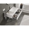 Mexen Orio bathroom cabinet under washbasin 100 cm with countertop, 1 drawer, white matte - 91A10-10023-1-BFC01