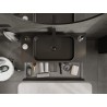 Mexen Rivel bathroom vanity unit 100 cm with countertop, 1 drawer, fluted, black matte - 91A20-10023-1-BFC71