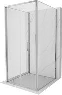 Mexen Exo-F 3S 3-sided folding shower cabin 120 x 120 cm, transparent, chrome - 816-120-120-01-00-3S