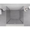 Mexen Exo-F 3S 3-wall folding shower enclosure 100 x 100 cm, transparent, chrome - 816-100-100-01-00-3S