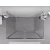 Mexen Exo-F 3S 3-sided folding shower cabin 85 x 75 cm, transparent, chrome - 816-085-075-01-00-3S