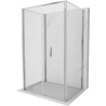Mexen Exo-F 3S 3-sided folding shower cabin 70 x 80 cm, transparent, chrome - 816-070-080-01-00-3S