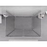 Mexen Exo-F 3S 3-sided folding shower cabin 100 x 80 cm, transparent, chrome - 816-100-080-01-00-3S