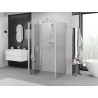 Mexen Exo-F 3S 3-wall folding shower cabin 100 x 90 cm, transparent, chrome - 816-100-090-01-00-3S