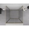 Mexen Exo-F 3S 3-sided folding shower cabin 70 x 70 cm, transparent, gold - 816-070-070-50-00-3S