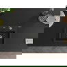 Mexen Milo 1-compartment granite sink with a kitchen mixer tap Rita, Black - 6505-77-670300-70