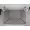 Mexen Exo-F 3S 3-wall foldable shower cabin 95 x 75 cm, transparent, gold - 816-095-075-50-00-3S