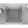 Mexen Exo-B 3S 3-walled pivot shower cabin 80 x 80 cm, transparent, chrome - 817-080-080-01-00-3S