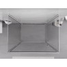 Mexen Exo-B 3S 3-wall hinged shower enclosure 70 x 100 cm, transparent, chrome - 817-070-100-01-00-3S