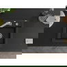 Mexen Vito 1-compartment granite sink with a kitchen mixer tap Rita, Black/Gold metallic - 6503-75-670300-00