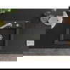 Mexen Vito 1-compartment granite sink with a kitchen mixer tap Rita, spotted black - 6503-76-670300-00