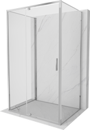 Mexen Exo-R 3S 3-sided hinged shower cabin 145 x 70 cm, transparent, chrome - 819-145-070-01-00-3S