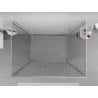 Mexen Exo-3S 3-wall hinged shower cabin 155 x 70 cm, transparent, chrome - 819-155-070-01-00-3S