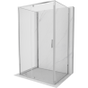 Mexen Exo-R 3S 3-wall shower enclosure hinged 135 x 90 cm, transparent, chrome - 819-135-090-01-00-3S