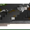 Mexen Vito 1-compartment granite sink with a kitchen mixer tap Rita, Black - 6503-77-670300-50