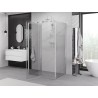 Mexen Exo-R 3S 3-wall pivot shower enclosure 140 x 100 cm, transparent, chrome - 819-140-100-01-00-3S