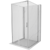 Mexen Exo-3S 3-sided sliding shower cabin 95 x 95 cm, transparent, chrome - 8151-095-095-01-00-3S