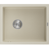Mexen Pedro 1-compartment granite sink 560 x 460 mm, Beige - 6508561000-69