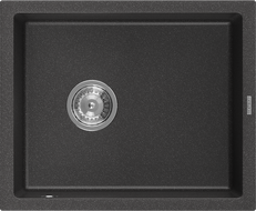 Mexen Pedro 1-compartment granite sink 560 x 460 mm, Spotted black - 6508561000-76