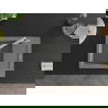 Mexen Enzo 1-compartment granite sink with a drip tray and kitchen mixer tap Duero, Grey - 6506-71-671600-00