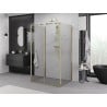 Mexen Exo-S 3S 3-Wall Sliding Shower Cabin 180 x 90 cm, Transparent, Gold - 8151-180-090-50-00-3S