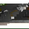 Mexen Enzo 1-compartment granite sink with a drip tray and kitchen mixer tap Duero, Black - 6506-77-671600-50